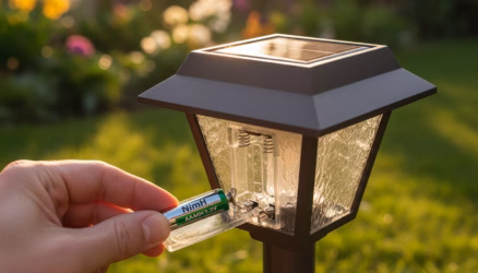 batterie pour lampe solaire jardin