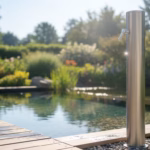 douche solaire extérieure