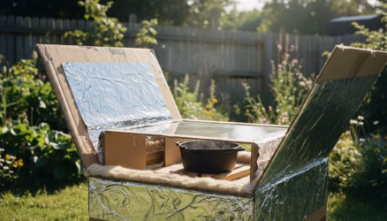 four solaire papier aluminium